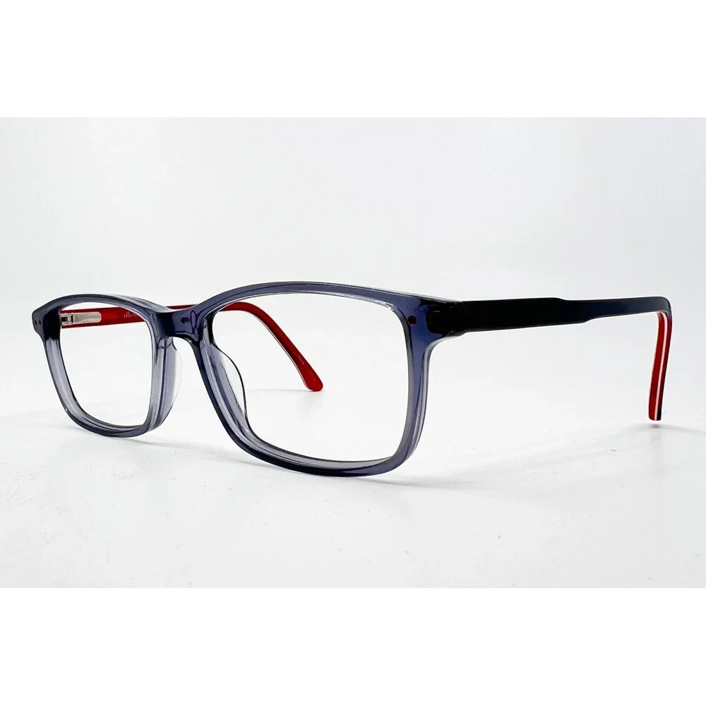 db4k Fast Track Eyeglasses Kids Blue Red Square Frames 47-14-125